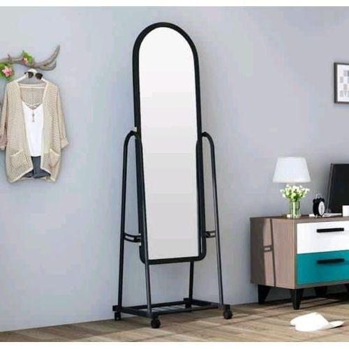 Arched Full-Length Standing Mirror with Wheels