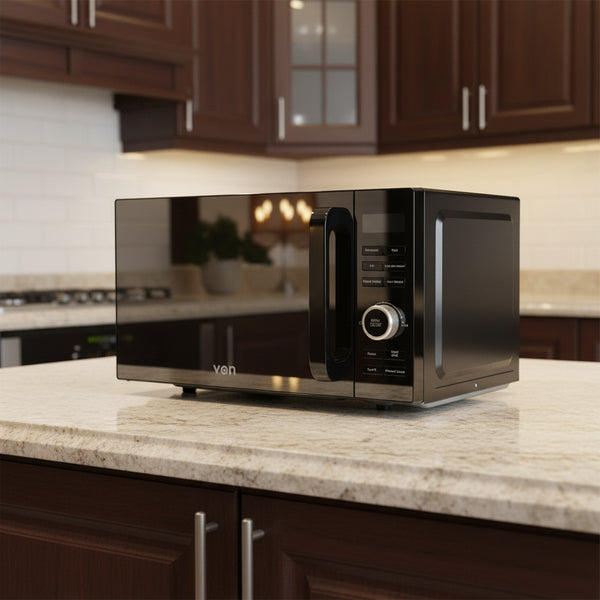 25l digital grill microwave oven 900w black mirror glass door microwave grill combo auto cook menus child lock kitchen appliance modern microwave oven