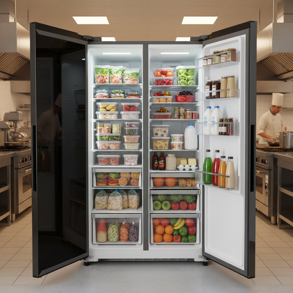 442L Side by Side No Frost Refrigerator Black Mirror Glass VARZ-20NHK