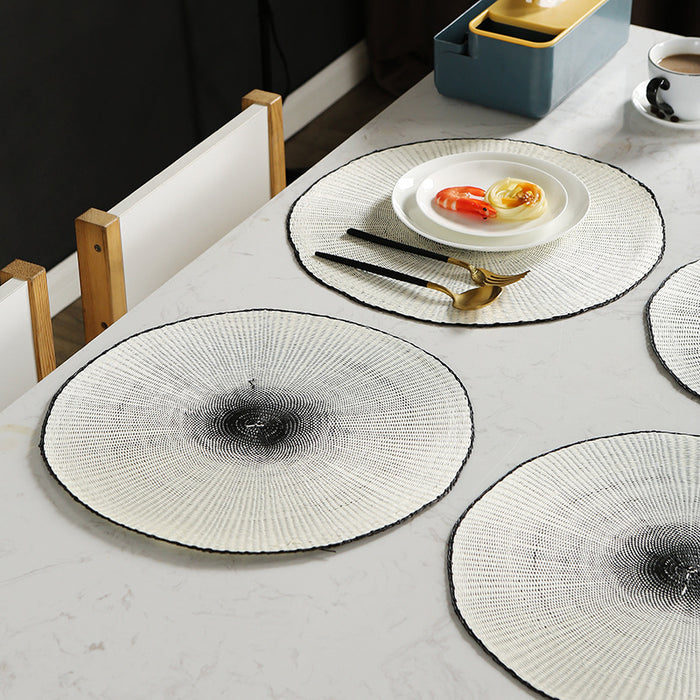 2-piece European-style handwoven paper placemat set for dining and coffee tables, available in Nairobi, Kenya