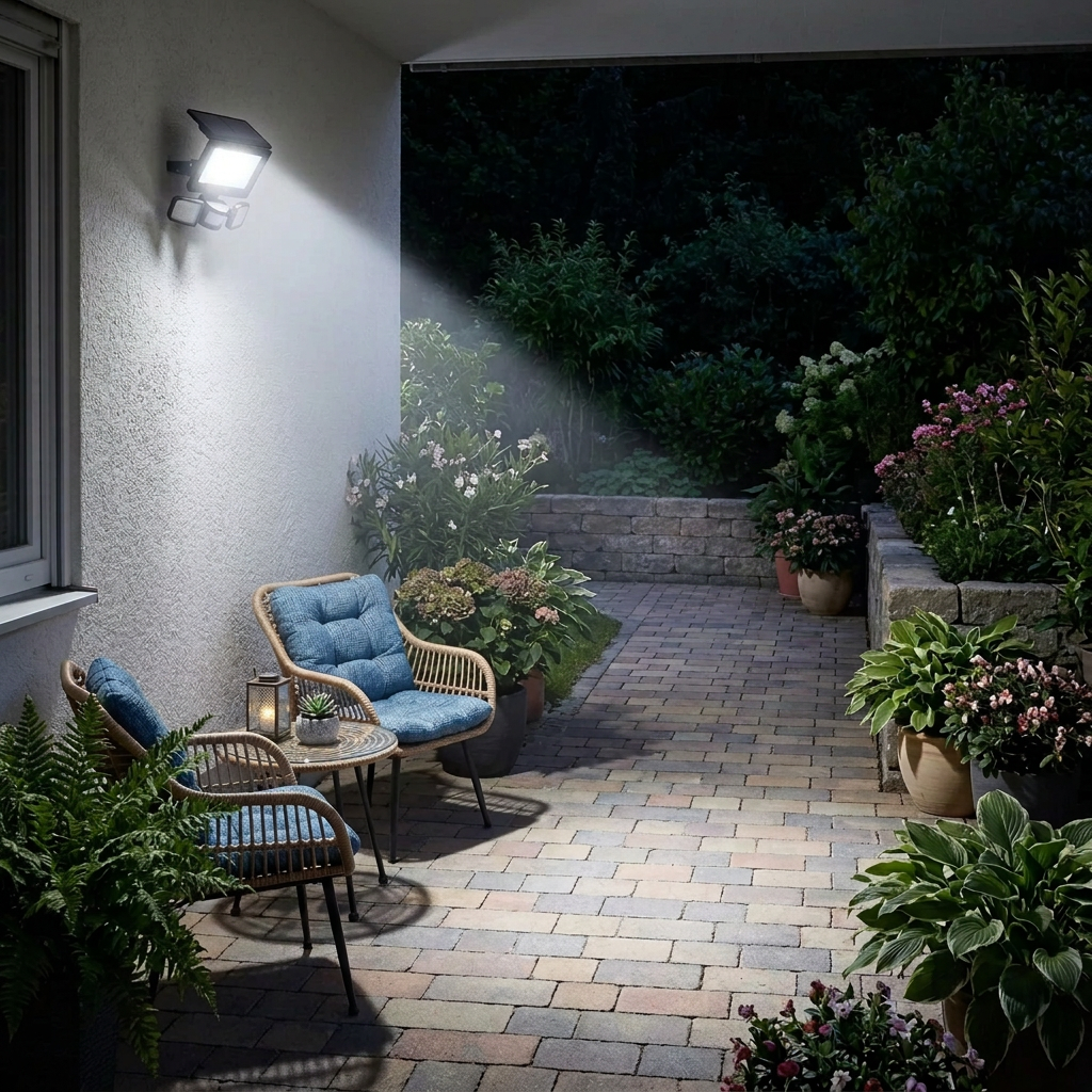 20W Sensor LED Flood Light, Black Aluminium Body, 6500K Daylight, Built-In Motion Sensor, IP65, SL 3079-02-PH-BK-DL, available in Nairobi, Kenya