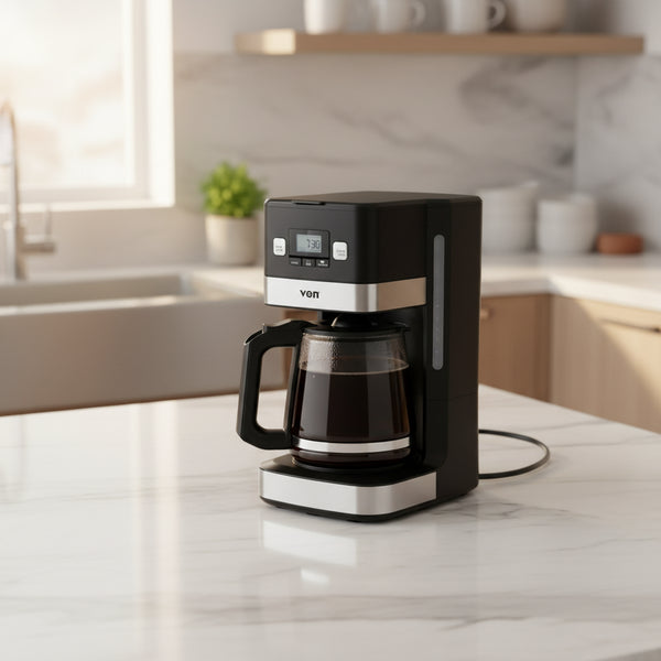 1.8l drip coffee maker 1500w digital control coffee machine glass jar anti drip function dishwasher safe kitchen appliance