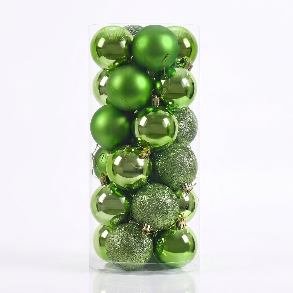 24-piece Christmas tree baubles set with 4cm decorative ornaments, available in Nairobi, Kenya