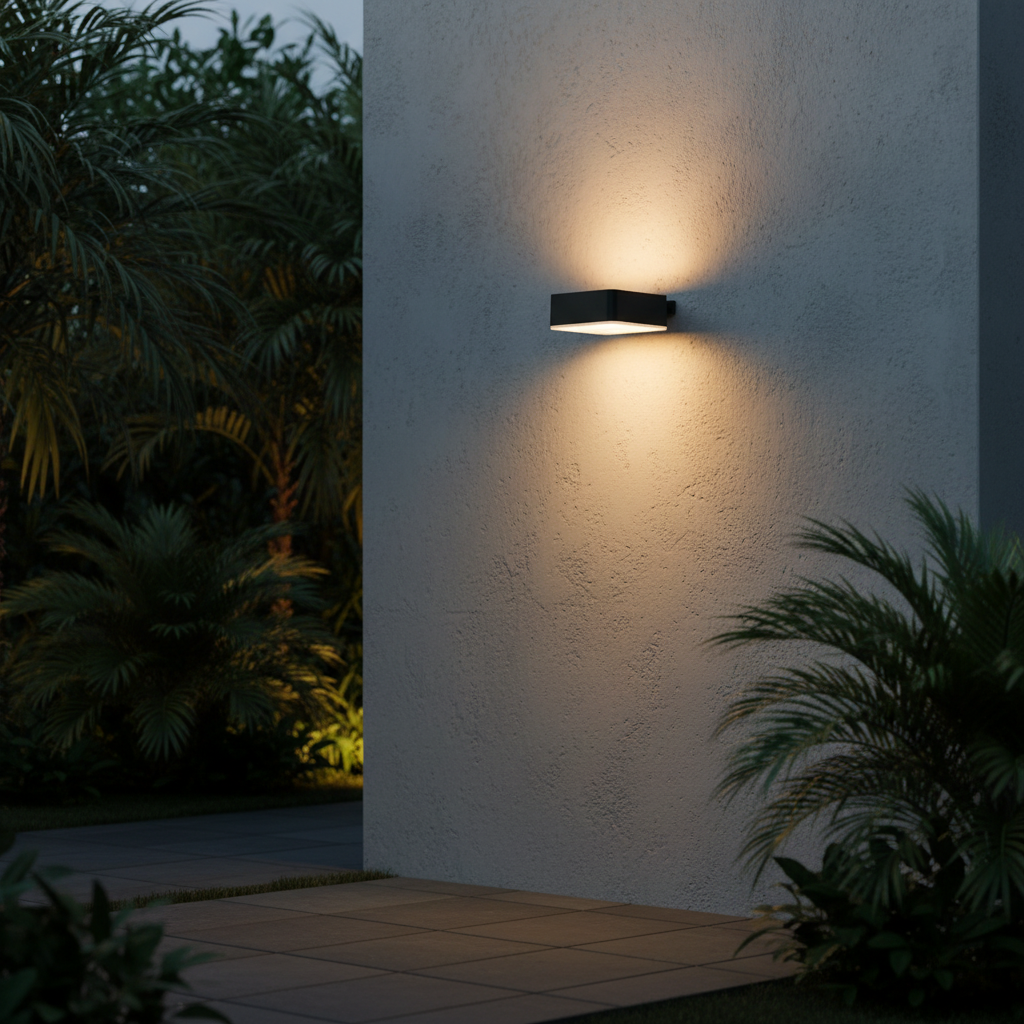 Philips LED Solar Wall Light Square 200 Lumen Vynce