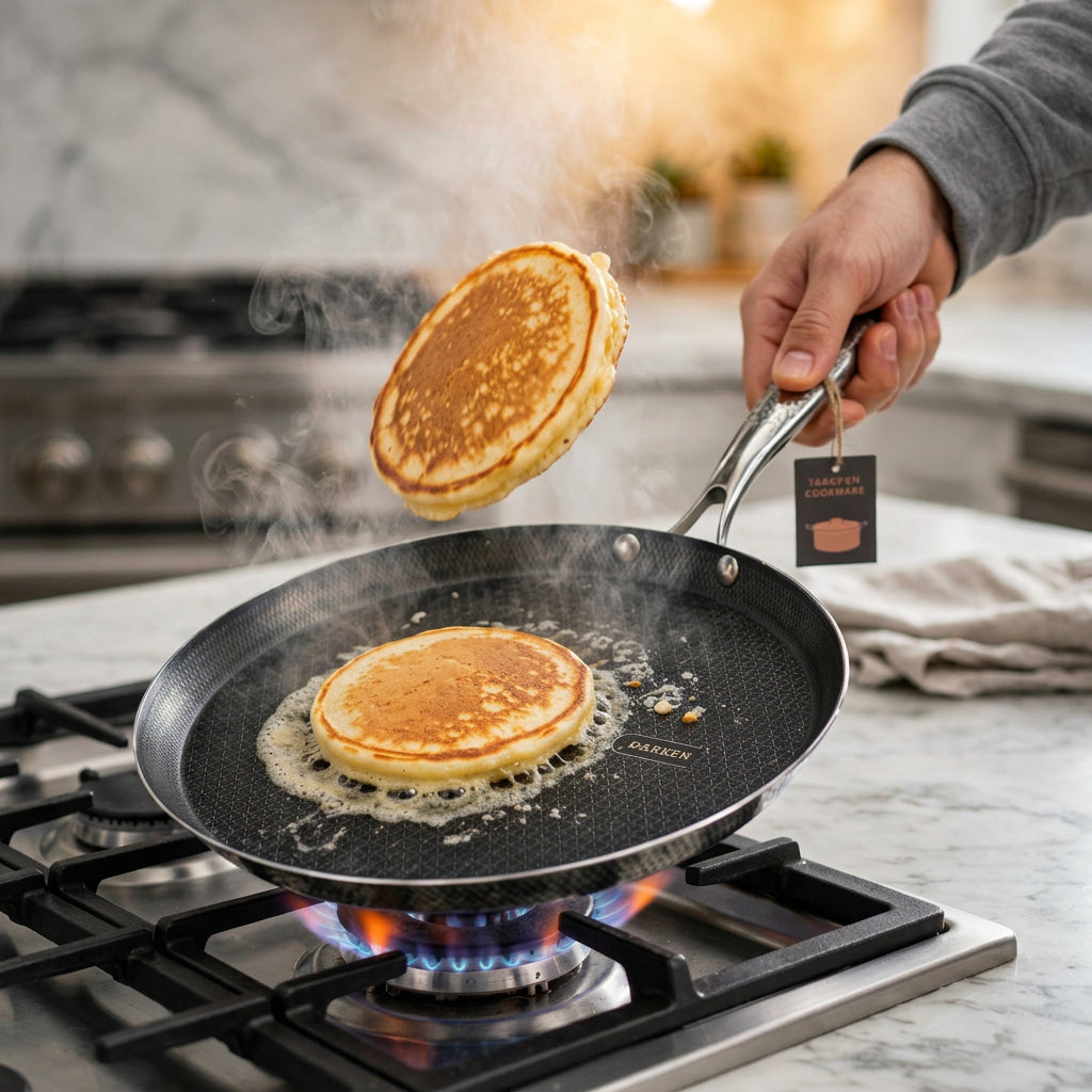 28cm stainless steel non-stick flat skillet griddle pan with honeycomb coating, available in Nairobi, Kenya