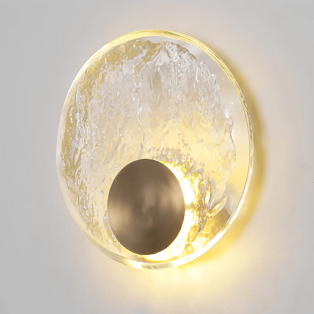 Decorative Wall Light with Gold and Textured Finish 3000K Warm White WH 2024-05-19-TC