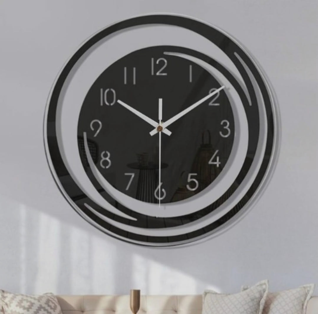 30cm acrylic wall clock for living room, bedroom, office and hallway, available in Nairobi, Kenya