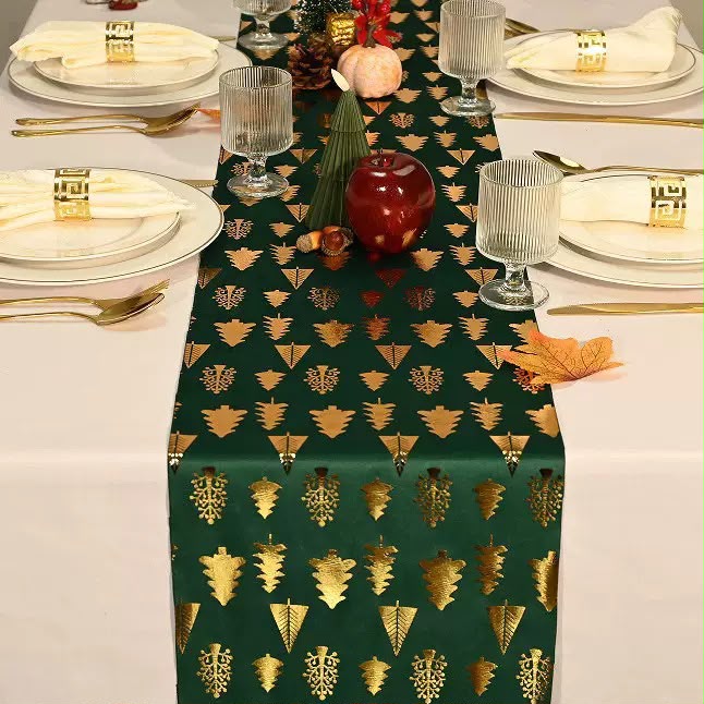 30 × 270cm Christmas table runner with festive seasonal design for dining table decoration, available in Nairobi, Kenya