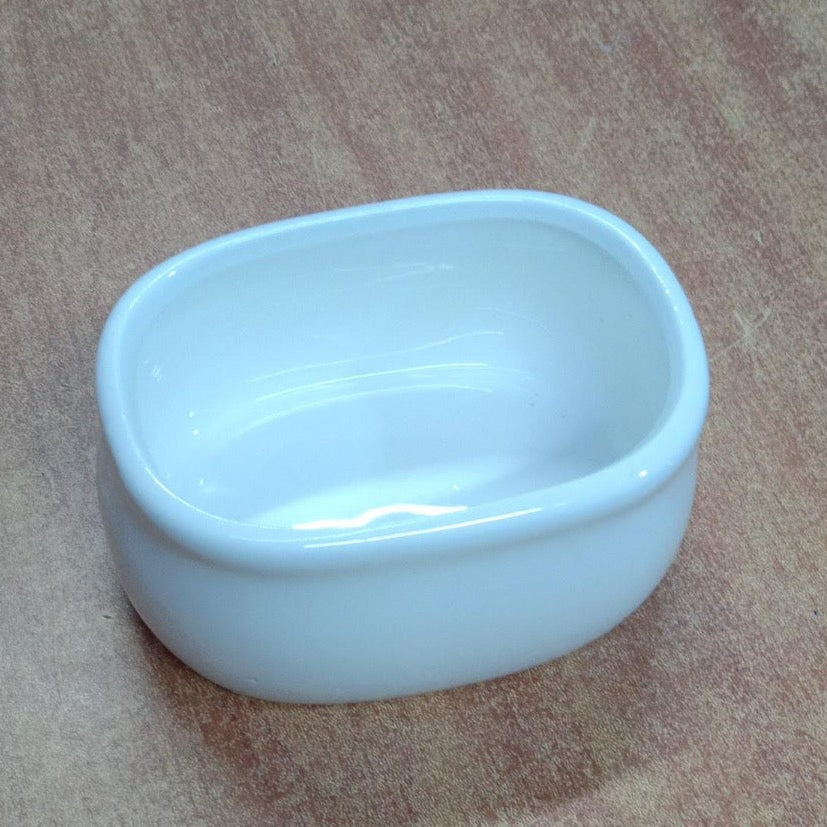 White Ceramic Sachet Holder Bowl – 10cm