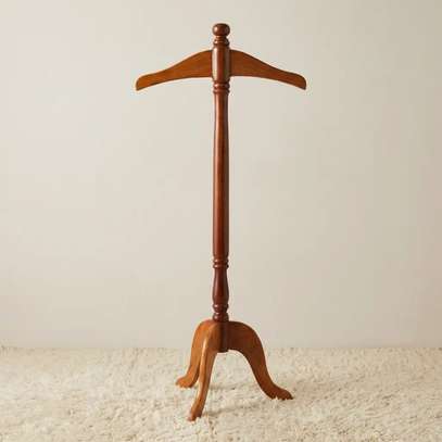 Wooden Valet Stand with Hanger