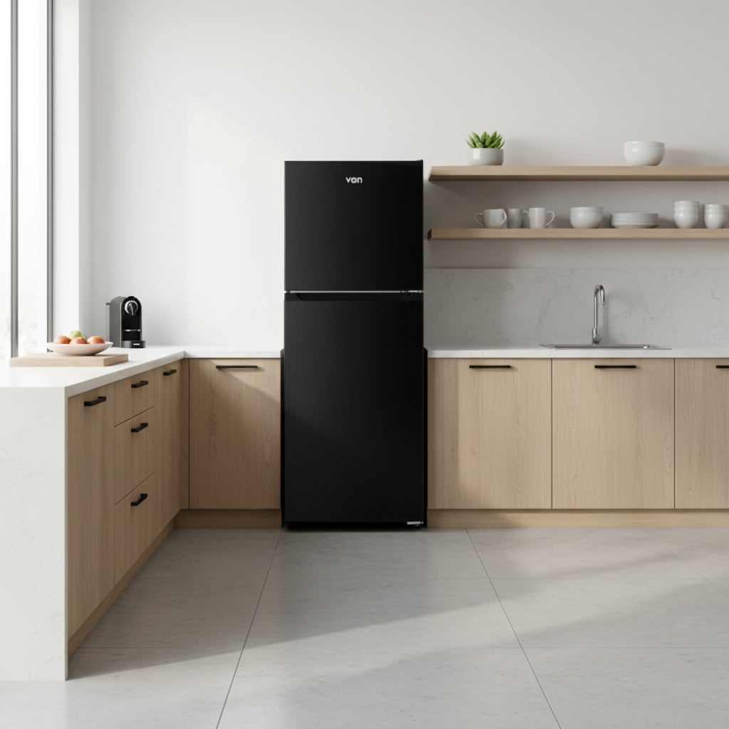 247l double door no frost fridge top mount freezer dark inox refrigerator 550x555x1670mm energy efficient kitchen appliance tempered glass shelves*