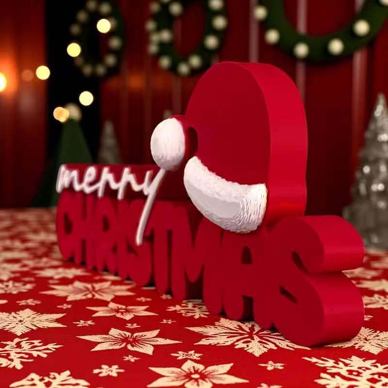 3D Merry Christmas decorative tabletop sign available in Nairobi, Kenya