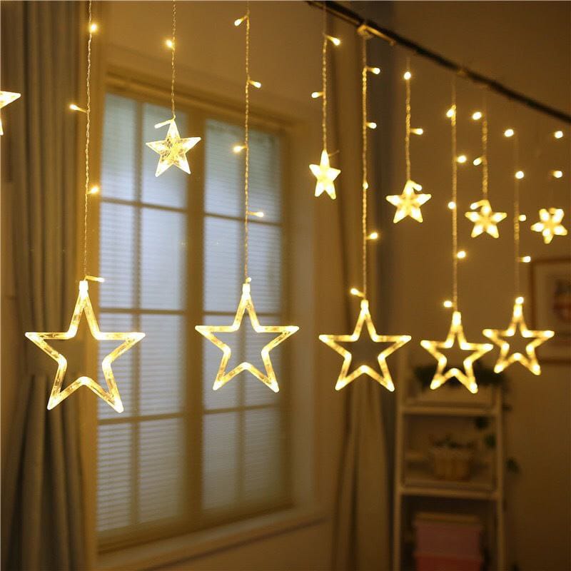 3m × 3m Christmas LED garland curtain lights, 220V electric-powered, available in Nairobi, Kenya
