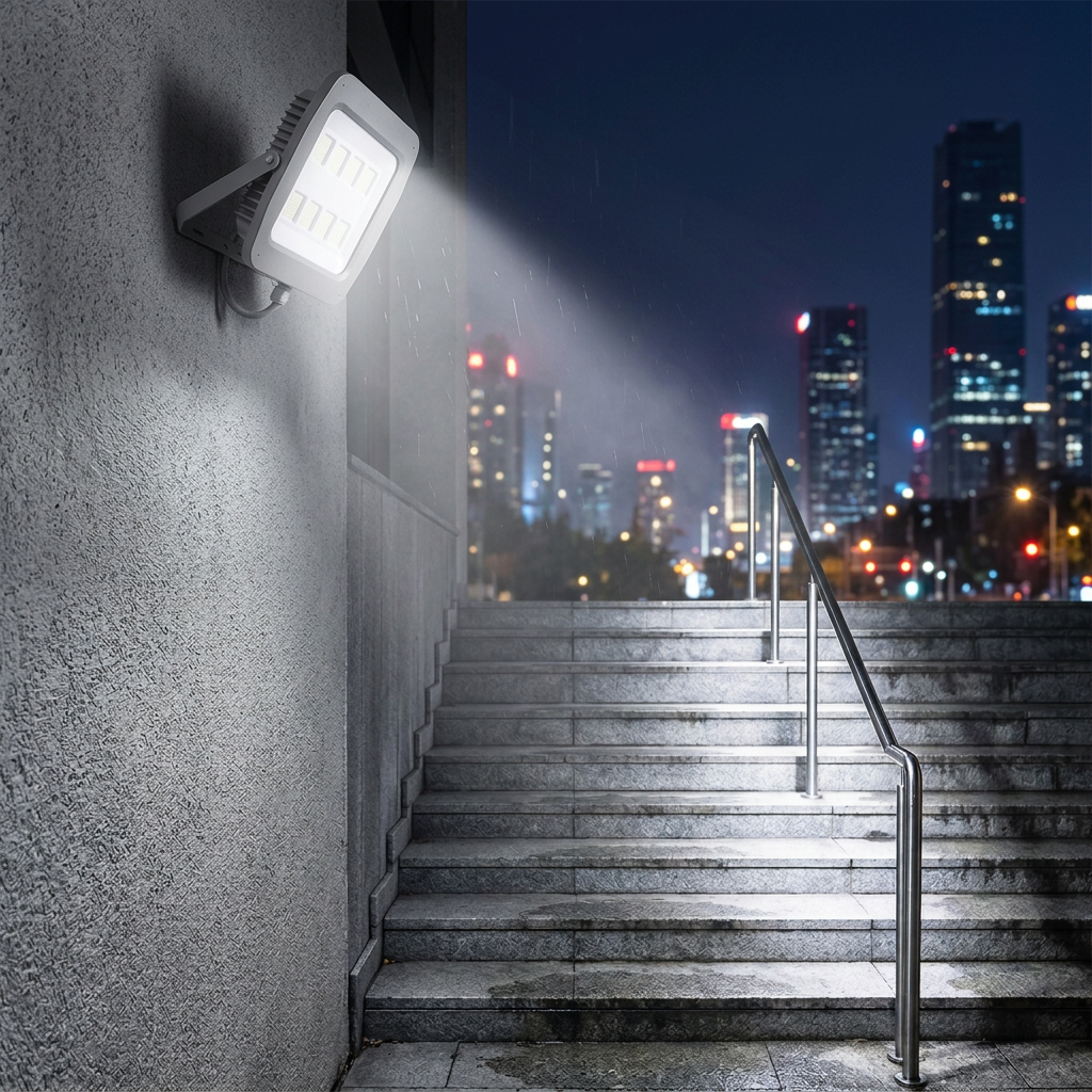400W grey aluminium diecast LED flood light, daylight 6000K, 50 × 50.5 × 11.5cm, available in Nairobi, Kenya
