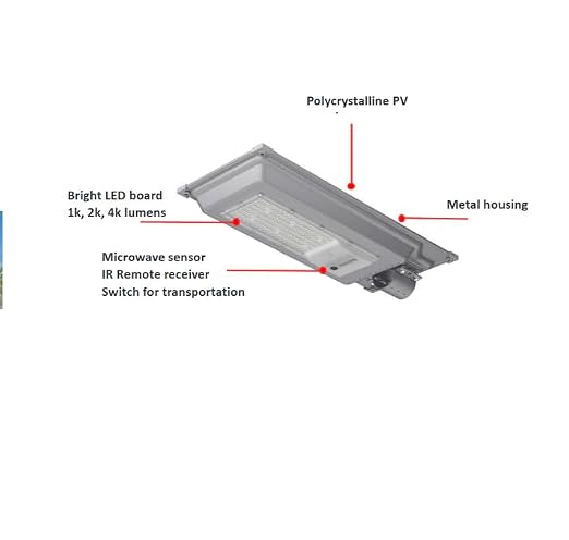 Philips LED Solar Streetlight 4000 Lumen BRC010 M