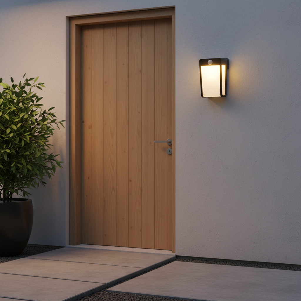 Philips LED Solar Wall Light Frosted 225 Lumen Shroud SR