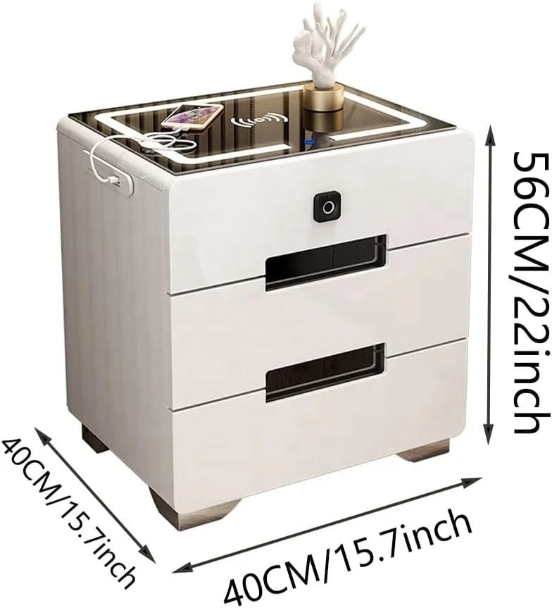 Smart Bluetooth LED Bedside Cabinet