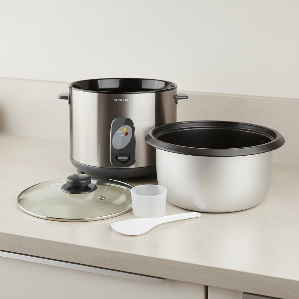 SENCOR 1000W 2.8L Rice Cooker – SRM2800SS