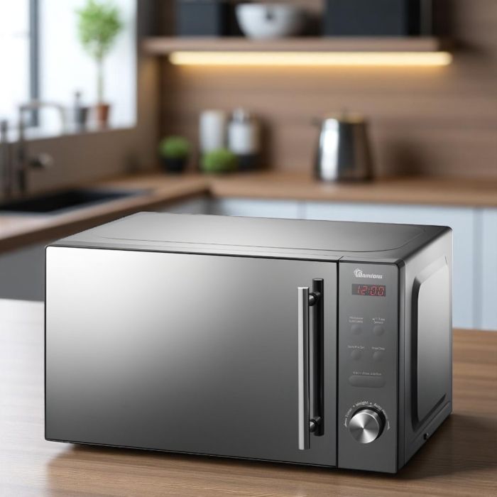 20L digital microwave RM/458 glass door child lock auto menus