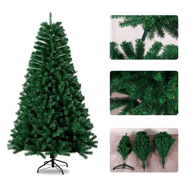 Dense Green Artificial Christmas Tree