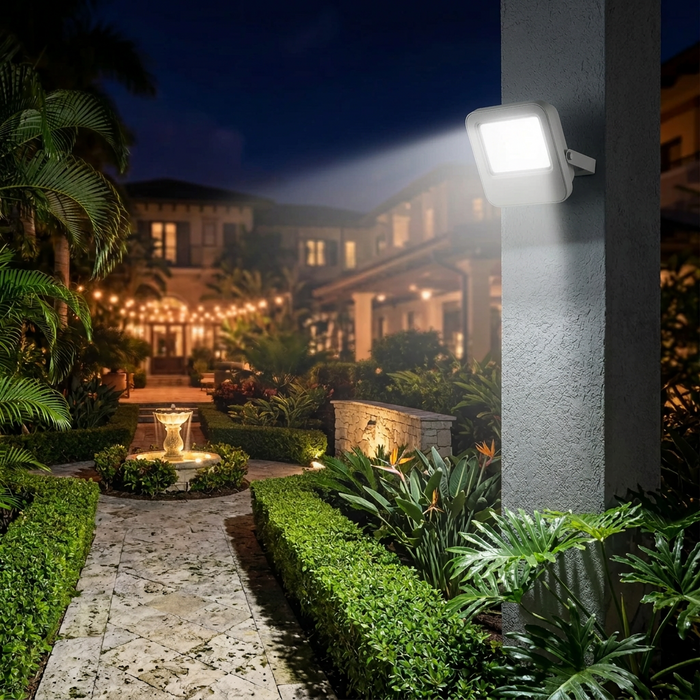 50W Grey Aluminium Die Cast LED Flood Light, 6000K Daylight, 6500 Lumens, IP65, SL 2079-05-DL, available in Nairobi, Kenya