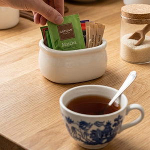 White ceramic sachet holder bowl, 10cm, available in Nairobi, Kenya.