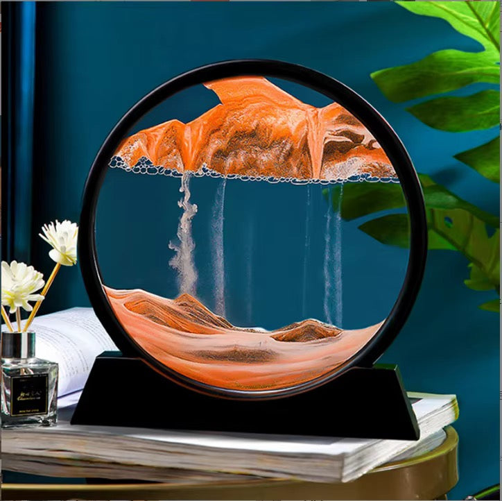 Moving Sand Scape Decor – 25 × 26 cm