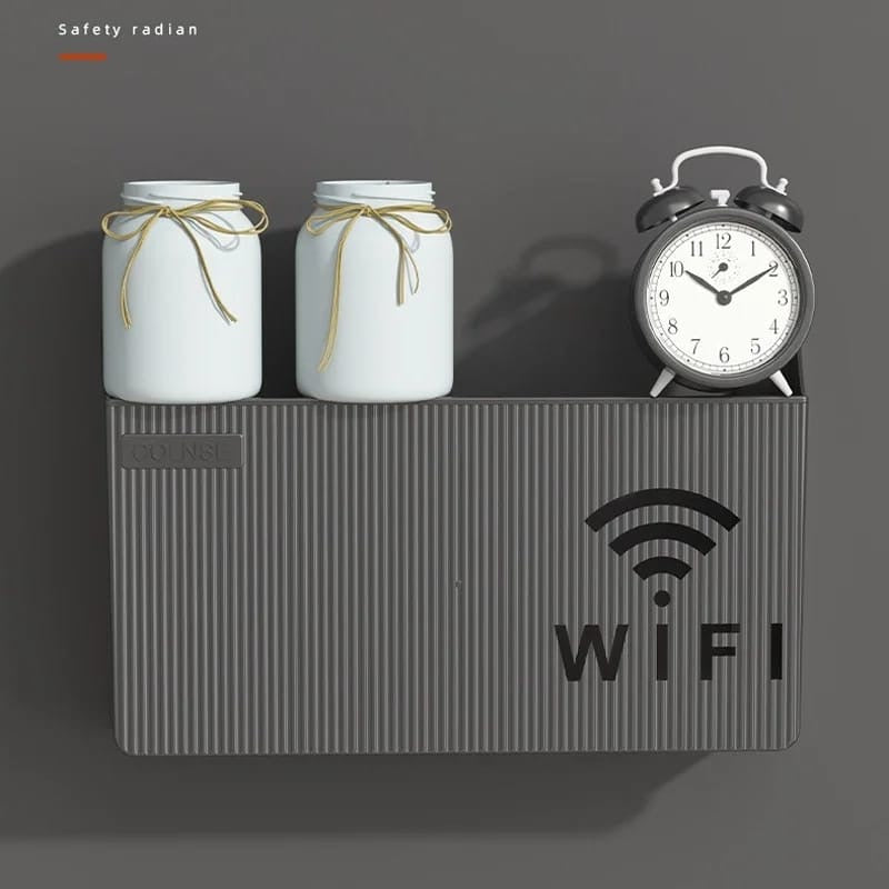 Wall Mounted WiFi Router Box Cover – 14 × 24.5 × 6 cm