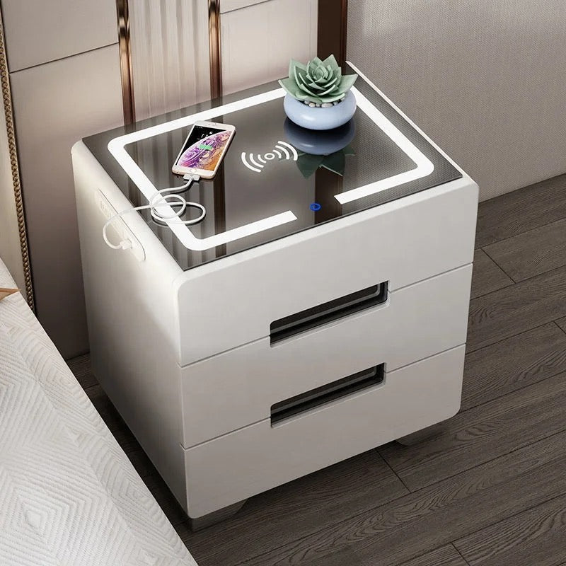 Smart Bluetooth LED Bedside Cabinet