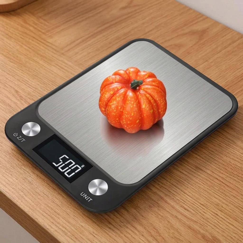 5kg digital kitchen scale with large weighing panel and LCD display, available in Nairobi, Kenya