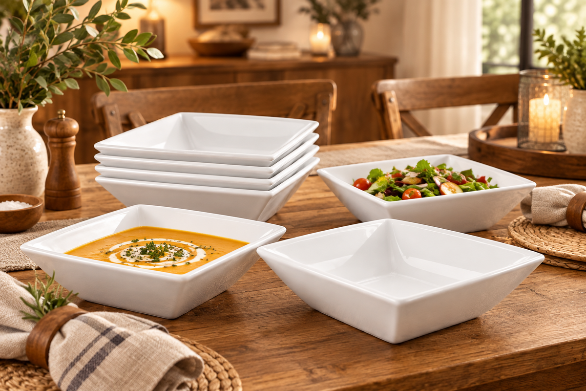 6-Piece 8.5-Inch Ceramic Soup Bowl Set