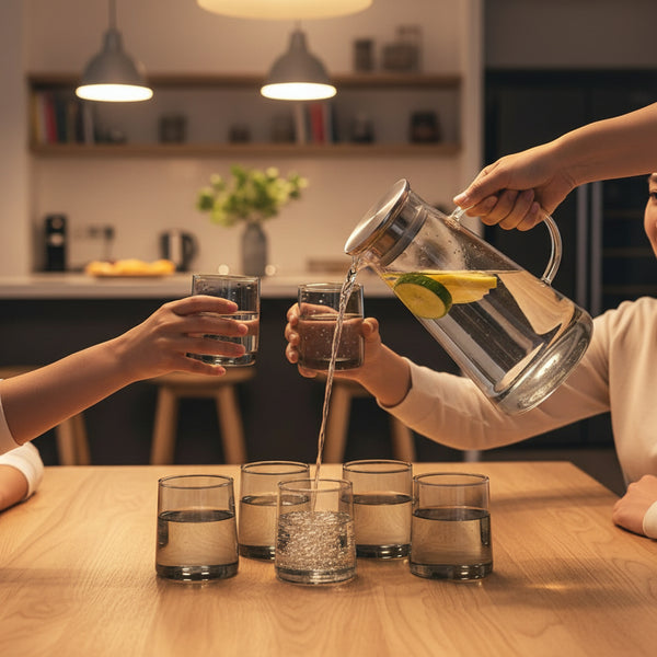 7-Piece 1950ml Smoky Grey Jug Set