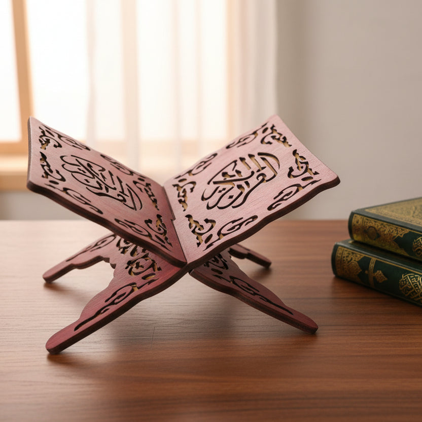 Quran Display Wooden Rack – A5 Size