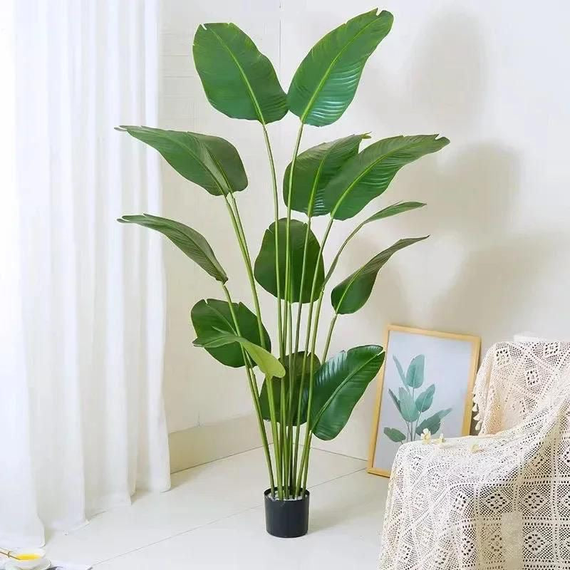 Artificial Traveler’s Palm Tree / Banana Plant 150cm & 120cm – Decorative Indoor Plant