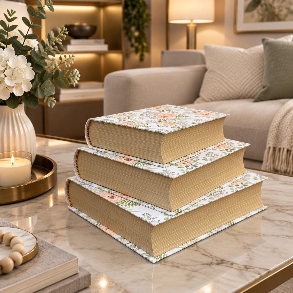 Gemelli Collections decorative books for shelf, coffee table and home décor display