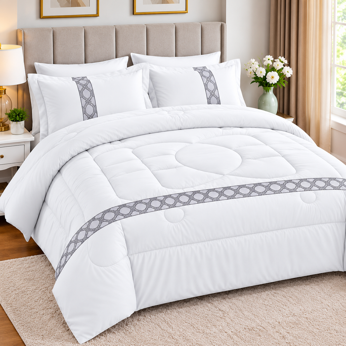 6×7 ft cozy duvet set with one bedsheet and four pillowcases, available in Nairobi, Kenya