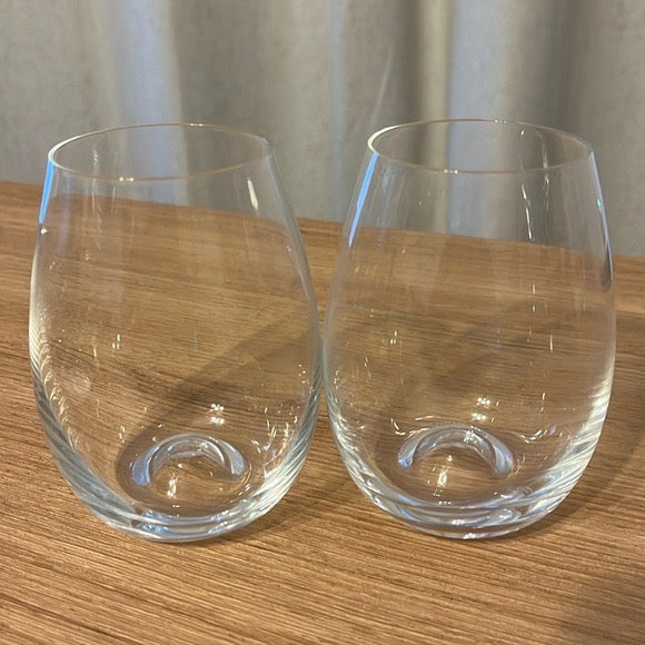 500ml Oval Stemless Wine Glasses