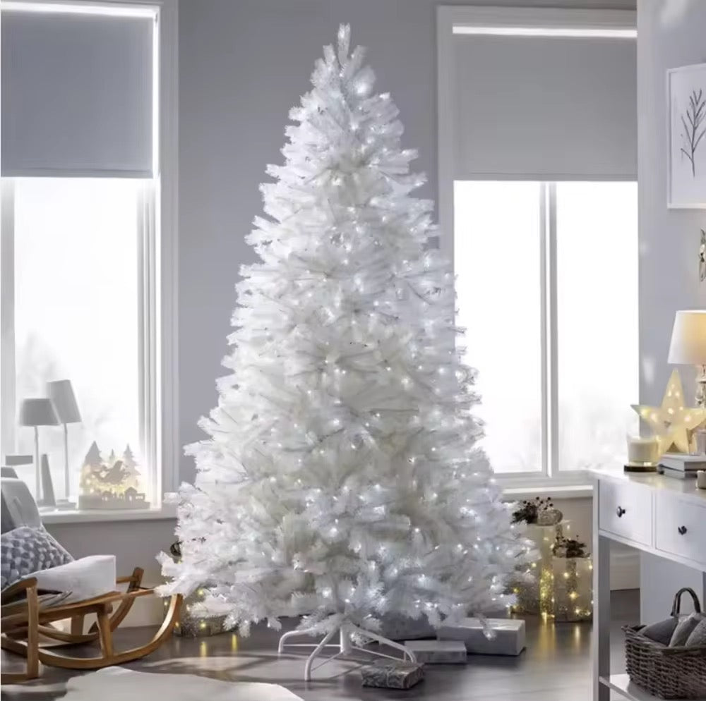 7ft white artificial Christmas tree measuring 2.1 metres, available in Nairobi, Kenya.