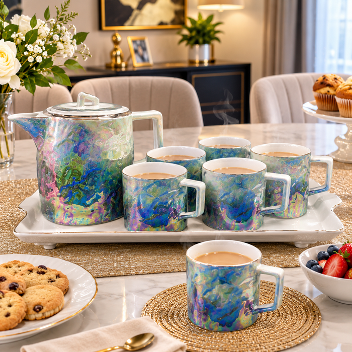 8-piece tea set for serving tea and hot beverages available in Nairobi, Kenya