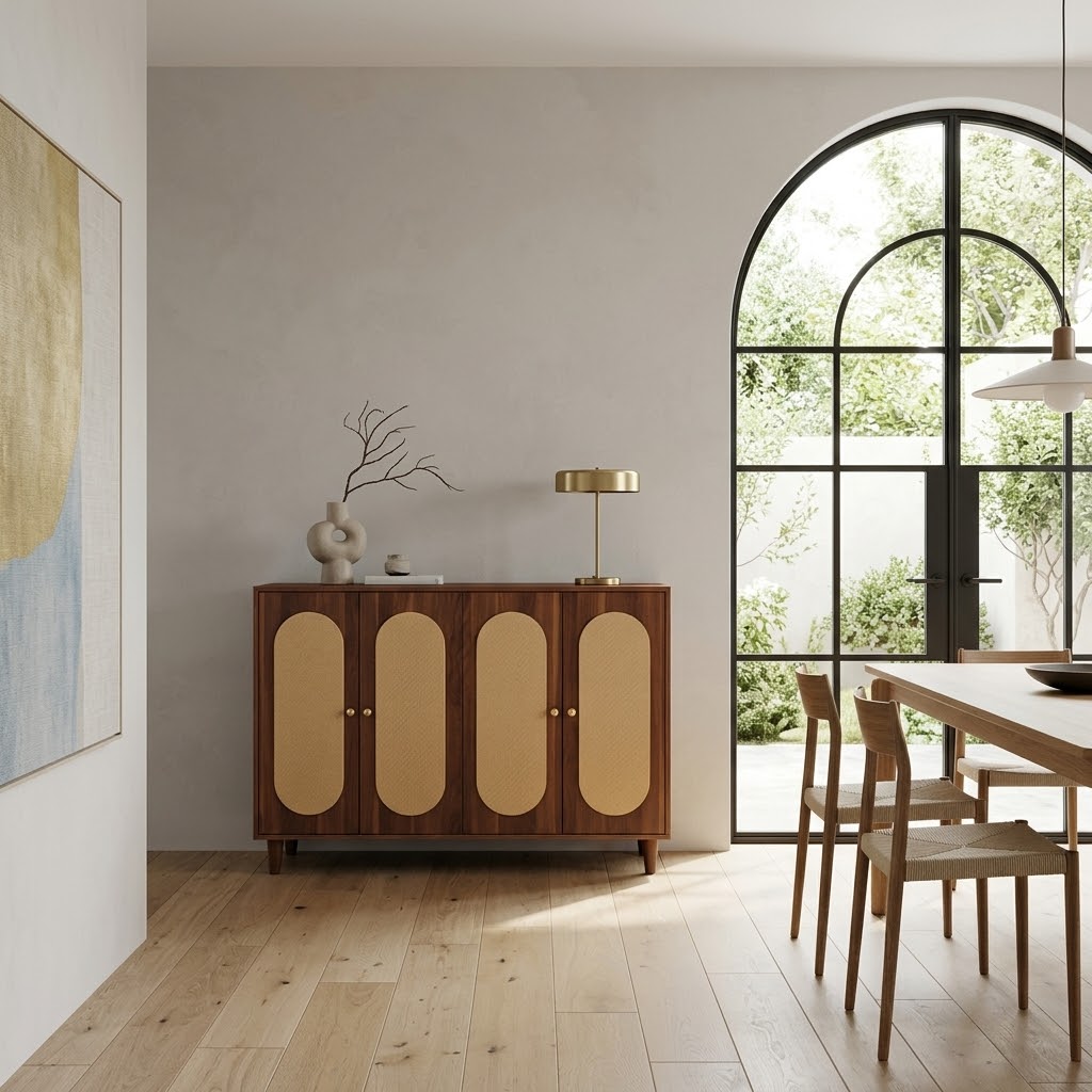 Credenza / Buffet Cabinet for Living & Dining Room 140*40*100cm