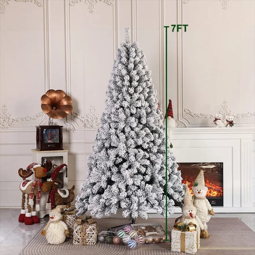 Snow Flocked Artificial Christmas Tree
