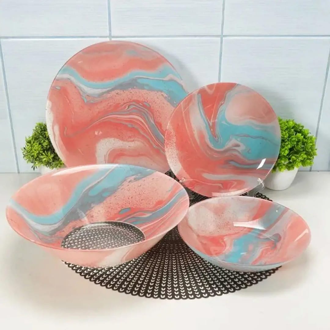 Luminarc Simply Justie Glass Dinner Set, 46pc- V8588