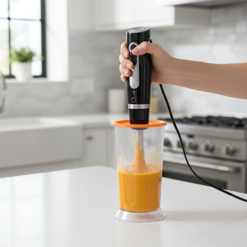 Sencor 800W hand blender with two speeds and 700 ml beaker.