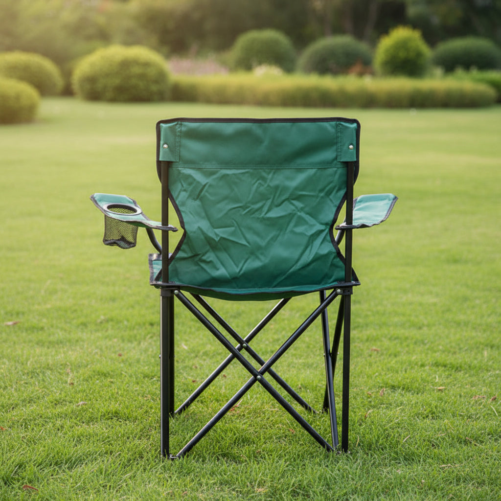 Khaki Folding Camping Chair 50 × 50 × 80 cm #CMP03