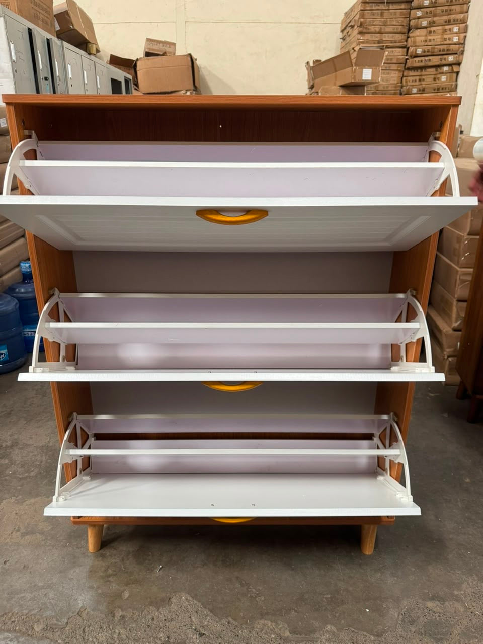 Bucket Flip Shoe Rack Cabinet 3-Layer – SC-918