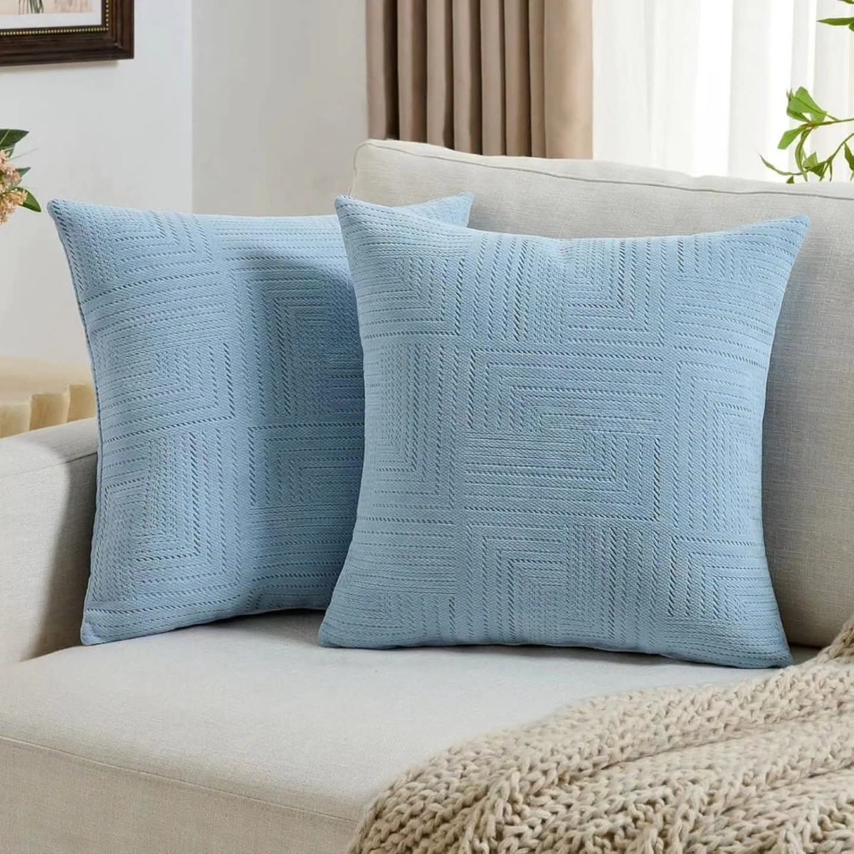 Chenille Jacquard Cushion Cover