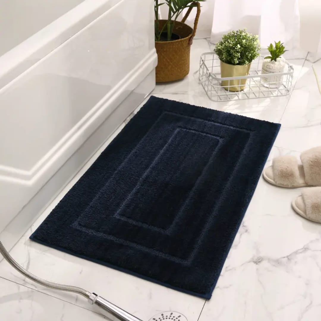 Gemelli Collections flocking door mat measuring 50cm x 80cm for entrances, hallways, and indoor floor protection.