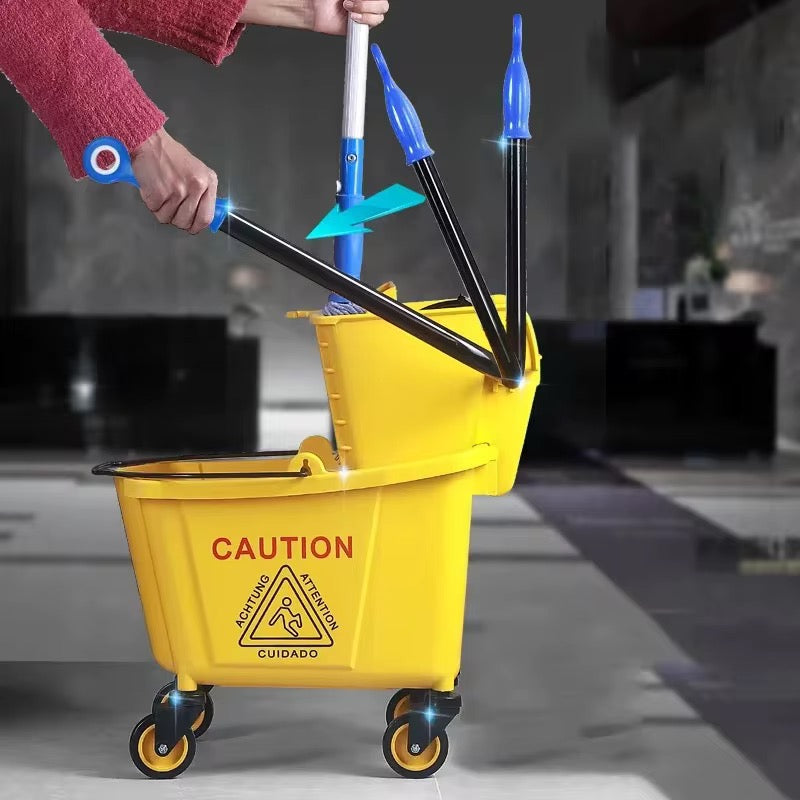 36L Heavy-Duty Wringer Mop Bucket