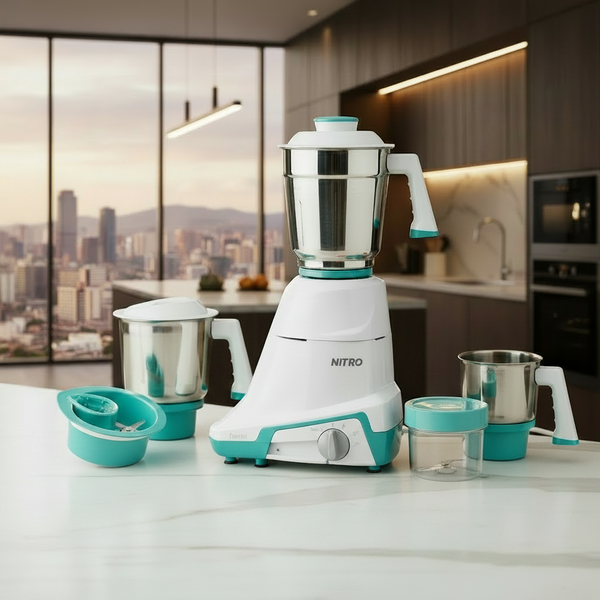 Preethi Nitro Mixer Grinder – 750W, 3 Jars,-MG155/02