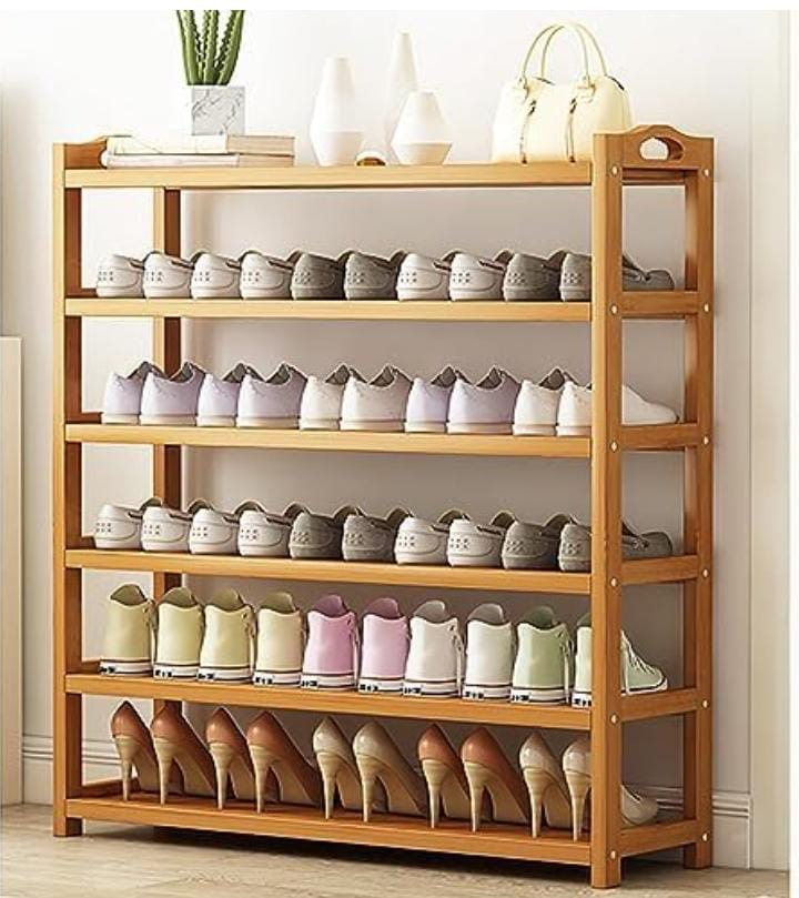 Bamboo Shoe Rack